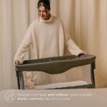 Berço Infanti Donatello co-bed Cinza Grafite: conforto e segurança para o bebê, com montagem rápida e acesso fácil. - Imagem 10