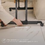Berço Infanti Donatello co-bed Cinza Grafite: conforto e segurança para o bebê, com montagem rápida e acesso fácil. - Imagem 11