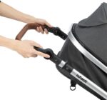 Carrinho de Bebê Infanti Romanzo Preto Granizo: conforto, segurança e praticidade com assento reversível e fechamento compacto. - Imagem 6