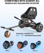 Gyroor K2 Hoverboard Go Kart ajustável: conforto, segurança e diversão para crianças e adultos - Imagem 4