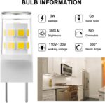 Lâmpada LED G8 para Micro-ondas 20W, substitui WB25X10019, 6000K, 2 pacotes, fácil instalação e economia de energia - Imagem 7