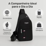 Cenice Bolsa Tiracolo Masculina: compacta, resistente e prática para levar seus itens com estilo e segurança no dia a dia. - Imagem 3