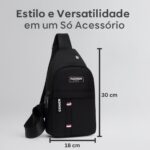 Cenice Bolsa Tiracolo Masculina: compacta, resistente e prática para levar seus itens com estilo e segurança no dia a dia. - Imagem 4