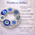 Piranha Feminina Olho Grego Turco Colorida: leve, elegante e ideal para prender cabelo com estilo luxo. - Imagem 4