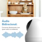 Câmera IP S33 3MP Wi-Fi com Pan/Tilt 360°, visão noturna, áudio bidirecional e cartão 32GB integrada - Imagem 3