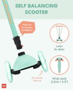 BOLDCUBE Teeny: scooter de 3 rodas leve e ajustável para crianças de 3 a 6 anos, com rodas piscantes e direção fácil. - Imagem 3