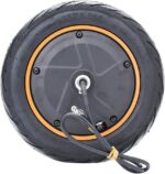 Conjunto de roda de motor dianteiro 36V 400W para scooter F40: reposição com pneu de borracha de alta elasticidade e cubo de alumínio para passeio suave e instalação fácil. - Imagem 3