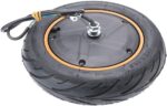 Conjunto de roda de motor dianteiro 36V 400W para scooter F40: reposição com pneu de borracha de alta elasticidade e cubo de alumínio para passeio suave e instalação fácil. - Imagem 4