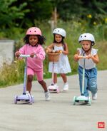 BOLDCUBE Teeny: scooter de 3 rodas leve e ajustável para crianças de 3 a 6 anos, com rodas piscantes e direção fácil. - Imagem 9