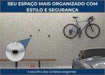 Suporte para Bicicleta Parede TL PRO: organize sua bike na horizontal com aço resistente, durável e fácil instalação. - Imagem 3