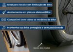 Suporte para Bicicleta Parede TL PRO: organize sua bike na horizontal com aço resistente, durável e fácil instalação. - Imagem 5