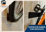 Suporte para Bicicleta Parede TL PRO: organize sua bike na horizontal com aço resistente, durável e fácil instalação. - Imagem 7