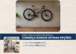 Suporte para Bicicleta Parede TL PRO: organize sua bike na horizontal com aço resistente, durável e fácil instalação. - Imagem 9