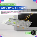 Filtro de carvão para micro-ondas GE 22 x 10 cm: refresca e filtra o ar da cozinha. - Imagem 4