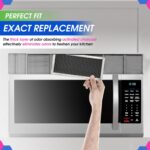 Filtro de carvão para micro-ondas GE 22 x 10 cm: refresca e filtra o ar da cozinha. - Imagem 5
