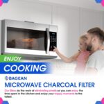 Filtro de carvão para micro-ondas GE 22 x 10 cm: refresca e filtra o ar da cozinha. - Imagem 6