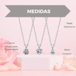 Kit até 3 colares ponto de luz em aço inox com zircônia: presente feminino delicado e durável. - Imagem 4