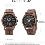 BOBO BIRD relógio cronógrafo masculino de madeira: leve, elegante e multifuncional para negócios, casual e presente ideal - Imagem 7