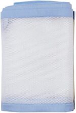 Tela Respirável Para Berço Baby Deluxe Azul Claro: proteção e ventilação para o sono do bebê. - Imagem 3