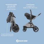 Maxi-Cosi Travel System Anna Luxe Trio Twillic Grey: luxo, conforto e uso do nascimento aos 4 anos. - Imagem 5