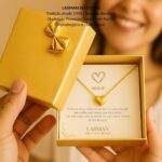 Colar Feminino Coração Banhado a Ouro 18k: presente romântico com caixa, ideal para namorada, noiva e esposa. - Imagem 7