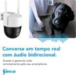 Câmera de Segurança Wi-Fi S38PT Ultra HD 4MPX com visão noturna, detecção de movimento e cartão Lexar 32GB para monitoramento completo. - Imagem 4
