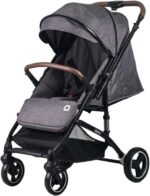 Domni Carrinho de Bebê One Cinza EHM323: leve, dobrável e compacto para passeios confortáveis no dia a dia. - Imagem 3