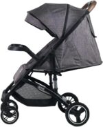 Domni Carrinho de Bebê One Cinza EHM323: leve, dobrável e compacto para passeios confortáveis no dia a dia. - Imagem 5