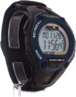 Timex Ironman Classic 30 43 mm: relógio cronógrafo masculino preto e azul para performance e estilo. - Imagem 4