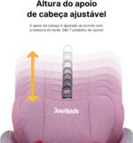 JOVIKIDS Cadeirinha 3 em 1 com ISOFIX, rotação 360° e proteção lateral para mais segurança e conforto no carro - Imagem 5