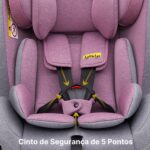 JOVIKIDS Cadeirinha 3 em 1 com ISOFIX, rotação 360° e proteção lateral para mais segurança e conforto no carro - Imagem 6