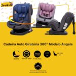 JOVIKIDS Cadeirinha 3 em 1 com ISOFIX, rotação 360° e proteção lateral para mais segurança e conforto no carro - Imagem 8