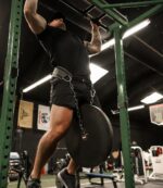 Gymreapers Cinto de imersão com corrente: resistência extra para mergulhos, flexões e ganho de força com corrente de aço resistente - Imagem 5