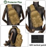 Bolsa tiracolo tática militar MOLLE: praticidade, resistência e organização para uso diário, trilhas, viagem e EDC - Imagem 3