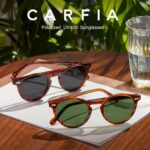 Óculos de Sol CARFIA Masculino: estilo retrô com lentes polarizadas para proteção e conforto no dia a dia - Imagem 9