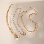 Colar de pérolas com cruz para mulheres, elegante e perfeito para presentear - Imagem 4