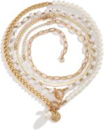 Colar de pérolas com cruz para mulheres, elegante e perfeito para presentear - Imagem 5