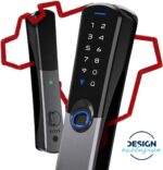 Fechadura Digital Elsys Samba: biometria, Wi-Fi e segurança para sua porta, com design moderno e alta praticidade. - Imagem 2