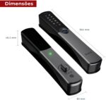 Fechadura Digital Elsys Samba: biometria, Wi-Fi e segurança para sua porta, com design moderno e alta praticidade. - Imagem 9