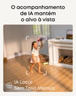 eufy Câmera S350 4K com visão 360°, zoom 8× e IA: segurança inteligente para casa, pets e bebês. - Imagem 4