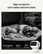 eufy Câmera S350 4K com visão 360°, zoom 8× e IA: segurança inteligente para casa, pets e bebês. - Imagem 6