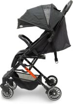 Carrinho de Bebê Vortex Baby Style: reclinável, com proteção solar, cesto e cinto 5 pontos para passeios seguros de 0 a 36 meses. - Imagem 3