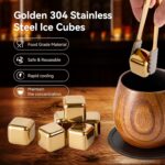 Copo de uísque de madeira feito à mão: presente premium para bourbon, durável e elegante para pai, marido e amigos - Imagem 7