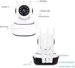 Babá eletrônica com câmera Wi-Fi Full HD, visão noturna e detecção de choro para mais segurança e praticidade. - Imagem 3