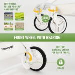 BEBEROAD PETS TT: carrinho leve e dobrável para cães e gatos pequenos, prático para viagens e fácil de transportar - Imagem 6