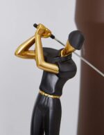 Estátua de Golfe HAUCOZE 24 cm em poliresina premium: decoração elegante, feita à mão, segura para crianças e ideal para presentear. - Imagem 7
