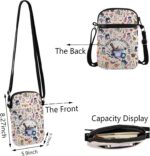Bolsa tiracolo TSOTMO para fãs de anime: prática, leve e ideal para guardar cosméticos e acessórios no dia a dia. - Imagem 4
