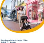 Carrinho de Bebê Pact Pro Pink Lilac Joie: compacto, leve e reclinável, ideal para passeios e viagens com até 22 kg. - Imagem 3