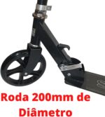 Patinete Adulto Juvenil Dobrável 2 Rodas, resistente, com guidão ajustável e suporte até 100 kg para jovens e adultos - Imagem 8