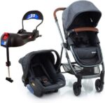 Travel System Infanti Epic Lite Trio: conforto e praticidade com moisés, bebê conforto e base para carro, ideal até 15kg. - Imagem 24